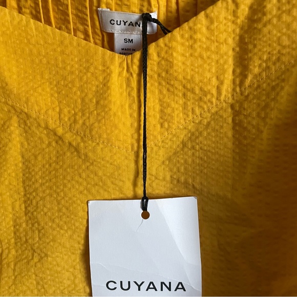 CUYANA seersucker balloon sleeve top - Picture 7 of 8